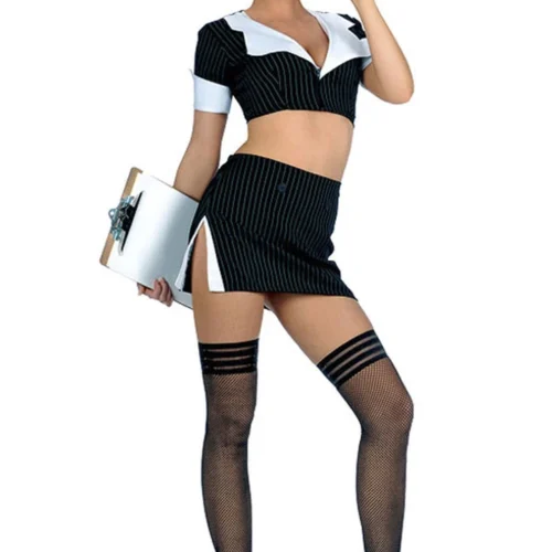 Music Legs Sexy Secretary Costume