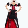 Music Legs Plus Size Enchanting Royal Heart Queen Costume