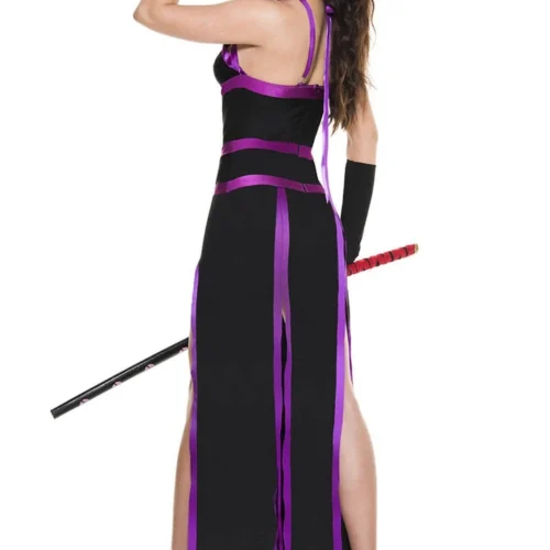 Music Legs Sexy Halloween Costumes Onna-Bugeisha Ninja Costume