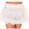 Music Legs Women's Mid-Length White Petticoat Petticoats