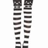 Leg Avenue Fancy Cat Striped Pantyhose