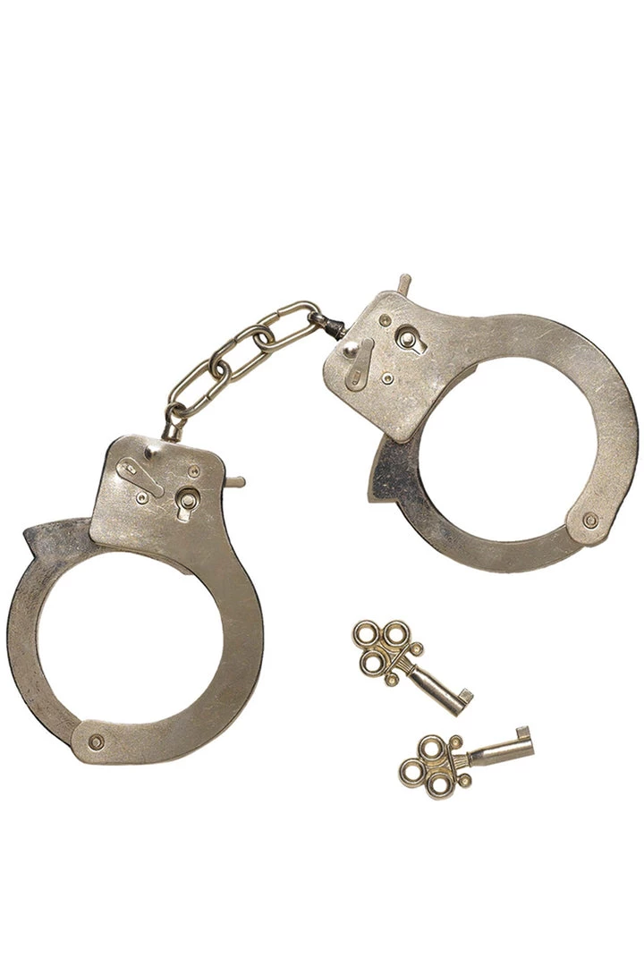 AMSCAN Accessories Metal Handcuffs 1 AMSCAN Accessories Metal Handcuffs