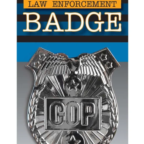 AMSCAN Accessories Costume Police Badge 5 AMSCAN Accessories Costume Police Badge