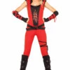 Leg Avenue Red Dragon Assassin Ninja Costume