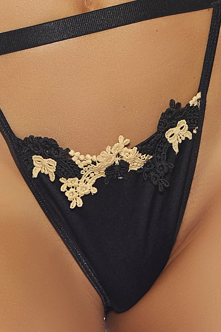 Popsi Wildflower Open Cup Bra And High Waist Panty 3 Popsi Wildflower Open Cup Bra And High Waist Panty