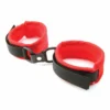 Entrenue Accessories Red Faux Fur Handcuffs