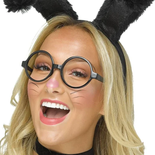 Fun World Sexy Halloween Costumes Black Bunny Selfie Filter Accessory