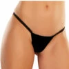 Allure Between The Cheeks Black G-String Panty Lingerie