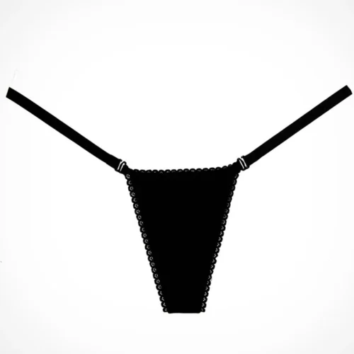 Allure Between The Cheeks Black G-String Panty Lingerie 9 Allure Between The Cheeks Black G-String Panty Lingerie