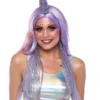 Leg Avenue Purple Unicorn Costume Accessory With Sparkle Tubes Mane Hats