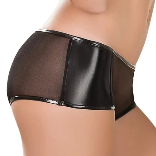 Magic Silk Raven Black Mesh Booty Shorts 5 Magic Silk Raven Black Mesh Booty Shorts