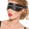 Allure Lingerie Faux Leather Zipper Mask