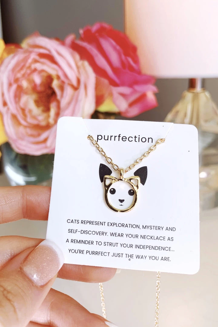 Bored Kitty Purrrrrfection Kitten Necklace 3 Bored Kitty Purrrrrfection Kitten Necklace