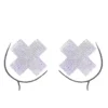 NevaNude Super Bling Rhinestone Double X Pasties