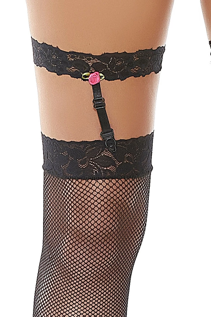 Popsi Laced Intentions Leg Garters & Thigh Highs Lingerie 3 Popsi Laced Intentions Leg Garters & Thigh Highs Lingerie
