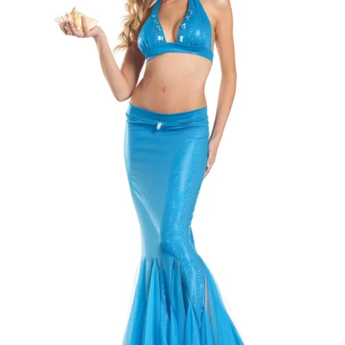 Be Wicked Sexy Halloween Costumes Blue Fin Mermaid Costume