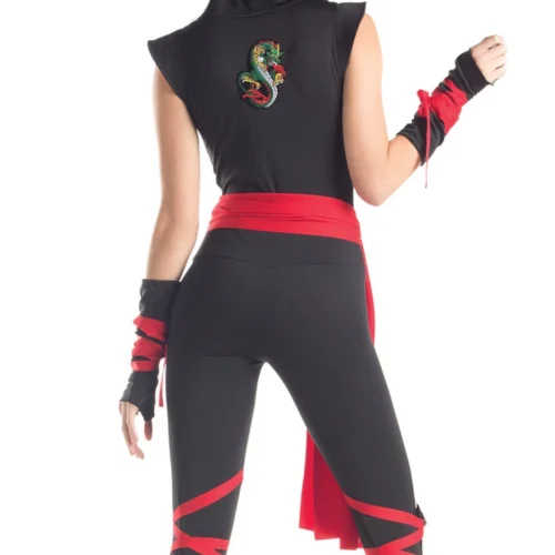 Be Wicked Women's Red Ninja Costume
