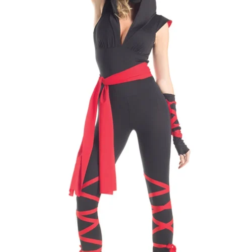 Be Wicked Women's Red Ninja Costume