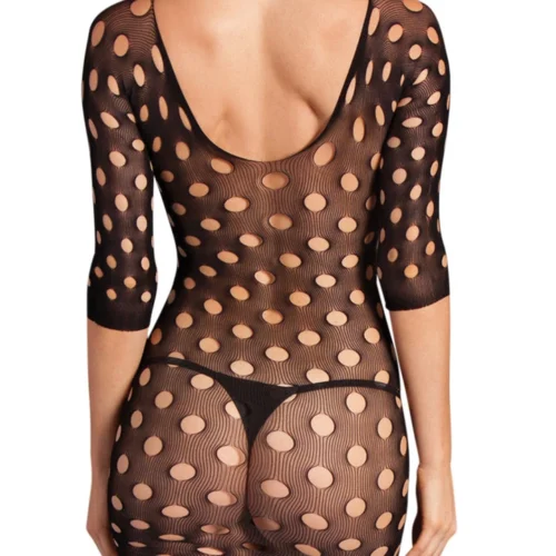 Be Wicked Deviant Dame Cutout Body Stocking Dress Lingerie