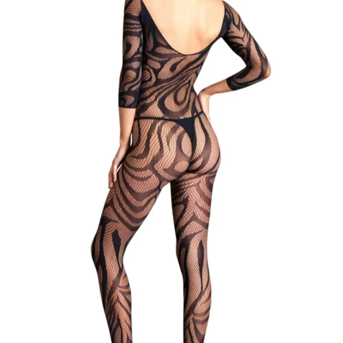 Be Wicked Making Waves Crotchless Body Stocking Lingerie