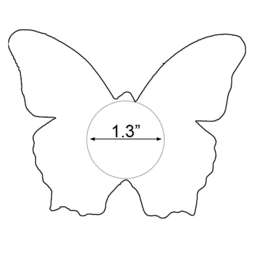 GE Apparel Purple Sequin Butterfly Nipple Pasties