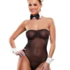 Magic Silk Bouncing Bunny Mesh Lingerie Costume