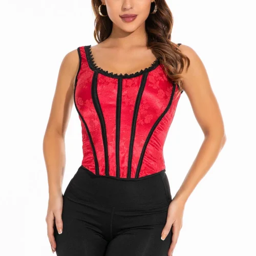 Coquette Brocade Tank Corset