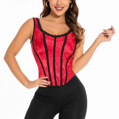 Coquette Brocade Tank Corset