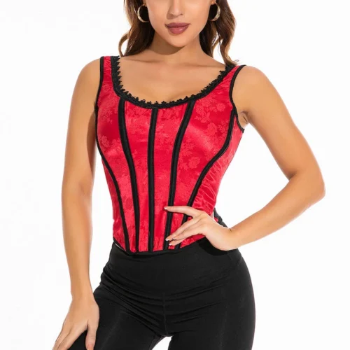 Coquette Brocade Tank Corset