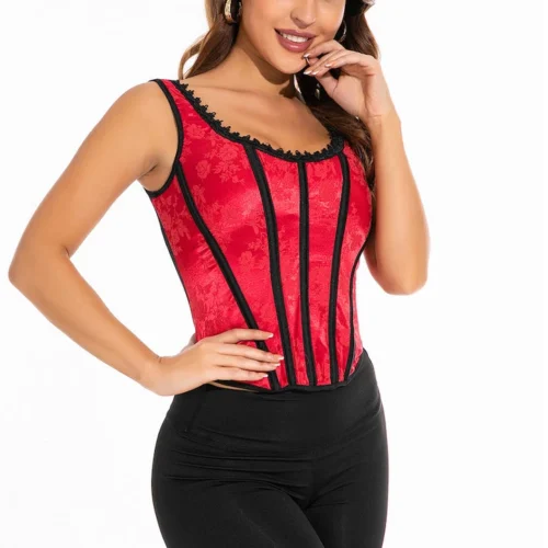 Coquette Brocade Tank Corset