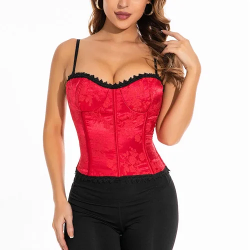 Coquette Brocade Bustier Corsets