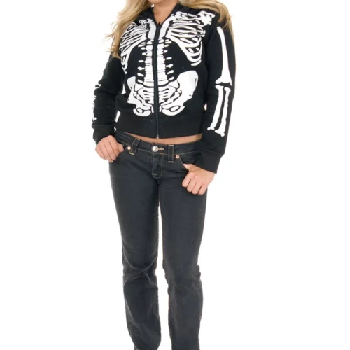 Charades Hooded Skeleton Sweatshirt Sexy Halloween Costumes 10 Charades Hooded Skeleton Sweatshirt Sexy Halloween Costumes