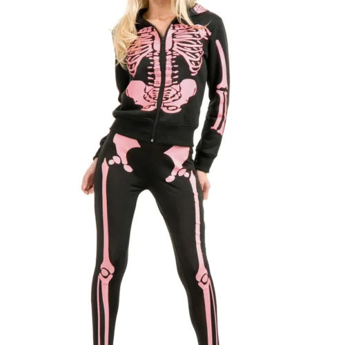 Charades Hooded Skeleton Sweatshirt Sexy Halloween Costumes 11 Charades Hooded Skeleton Sweatshirt Sexy Halloween Costumes