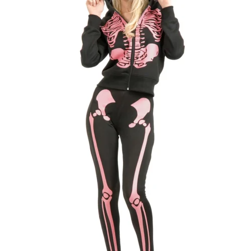 Charades Hooded Skeleton Sweatshirt Sexy Halloween Costumes 9 Charades Hooded Skeleton Sweatshirt Sexy Halloween Costumes