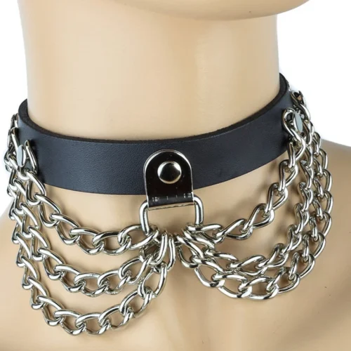 Funk Plus Hanging Chains Kinky Choker