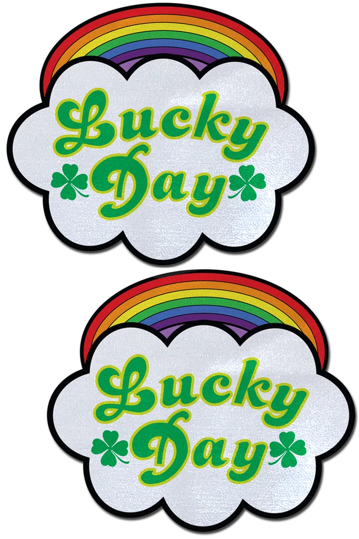 Pastease Lucky Day Rainbow Cloud Pasties 1 Pastease Lucky Day Rainbow Cloud Pasties
