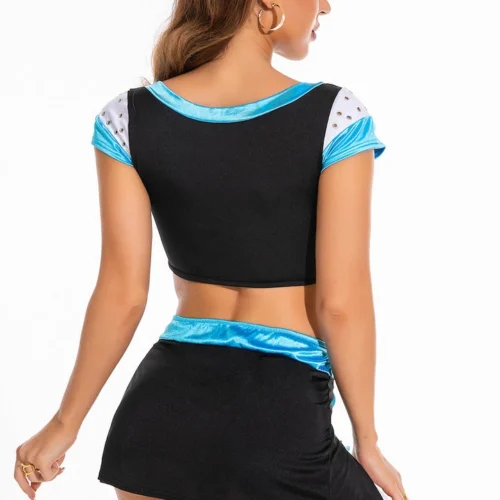 Coquette Sexy Halloween Costumes Halftime Cheerleader Costume