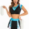 Coquette Sexy Halloween Costumes Halftime Cheerleader Costume