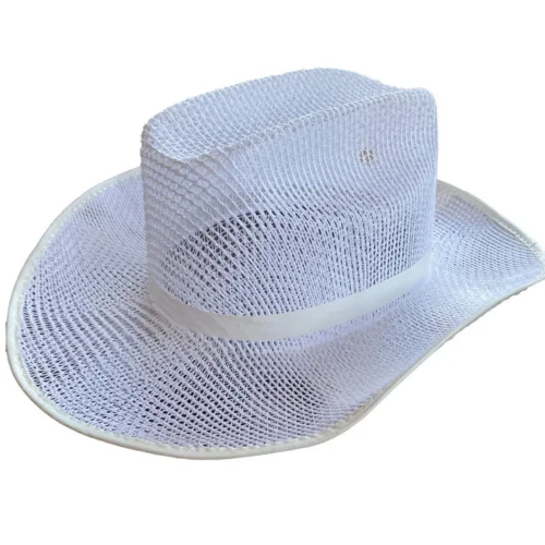 CRP White Straw Cowboy Hat