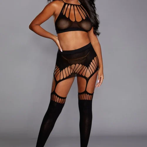 Dreamgirl Seamless Bralette And Skirt