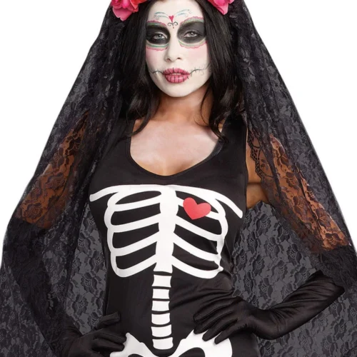 Dreamgirl Accessories Day Of The Dead Headpiece