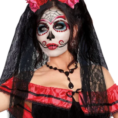 Dreamgirl Accessories Day Of The Dead Headpiece