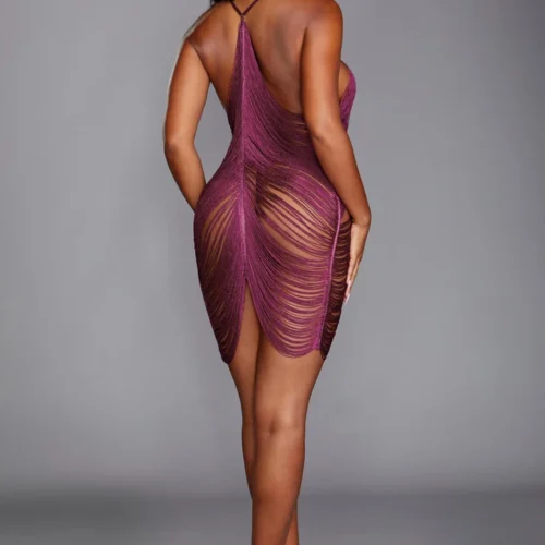 Dreamgirl Lingerie Fringe Chemise