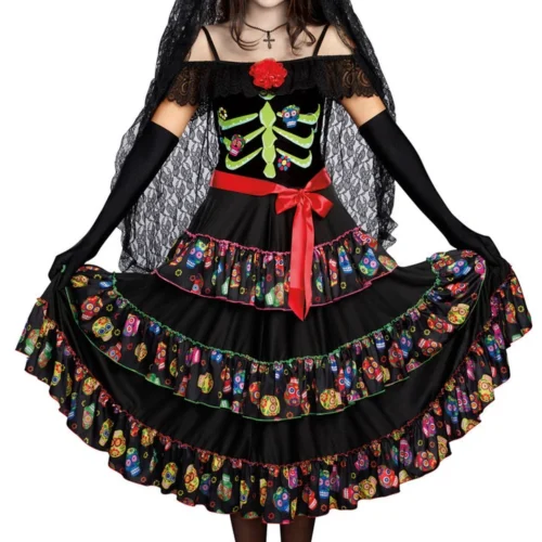 Dreamgirl Sexy Halloween Costumes Lady Of The Dead Costume