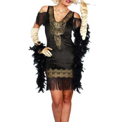 Dreamgirl Sexy Halloween Costumes Swanky Flapper Costume
