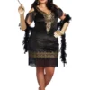 Dreamgirl Plus Size Swanky Flapper Costume