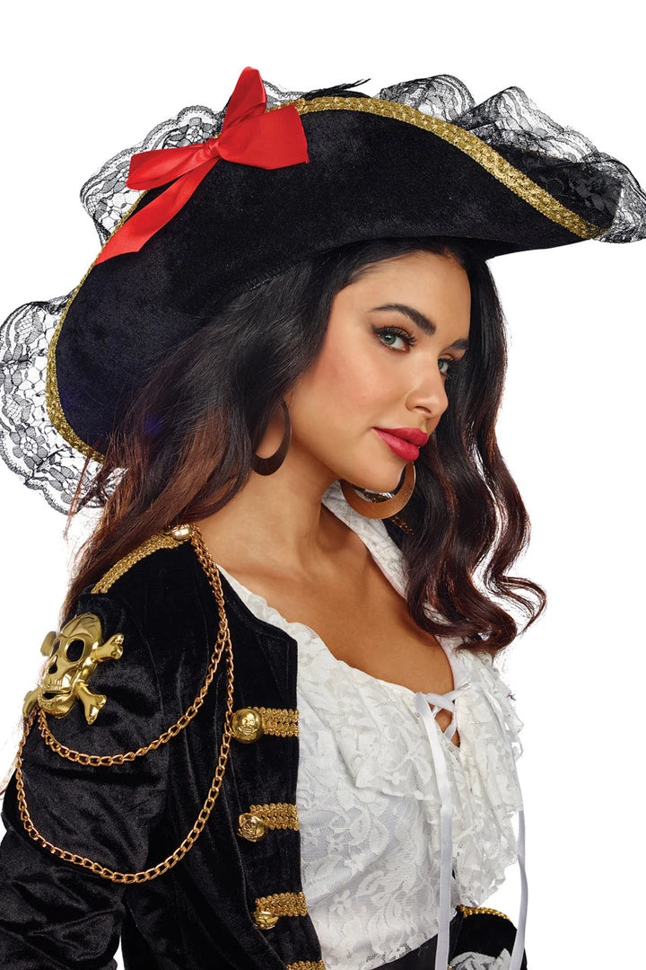 Dreamgirl Women's Pirate Hat Accessories 1 Dreamgirl Women's Pirate Hat Accessories