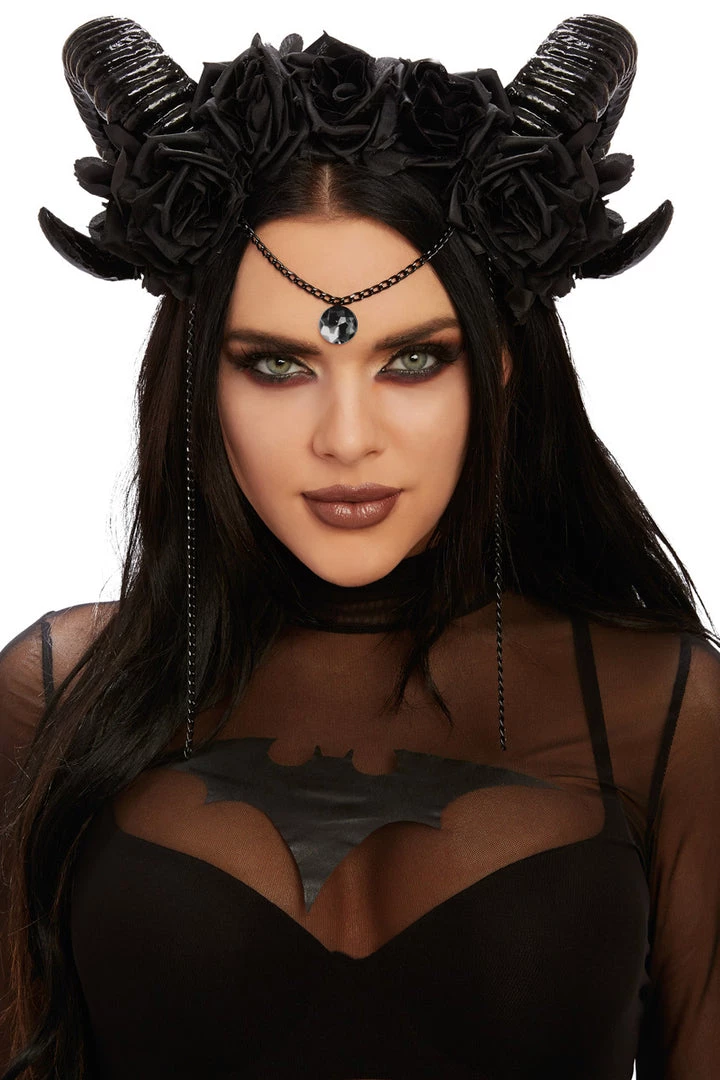 Dreamgirl Mystical Ram's Horn Headpiece 1 Dreamgirl Mystical Ram's Horn Headpiece
