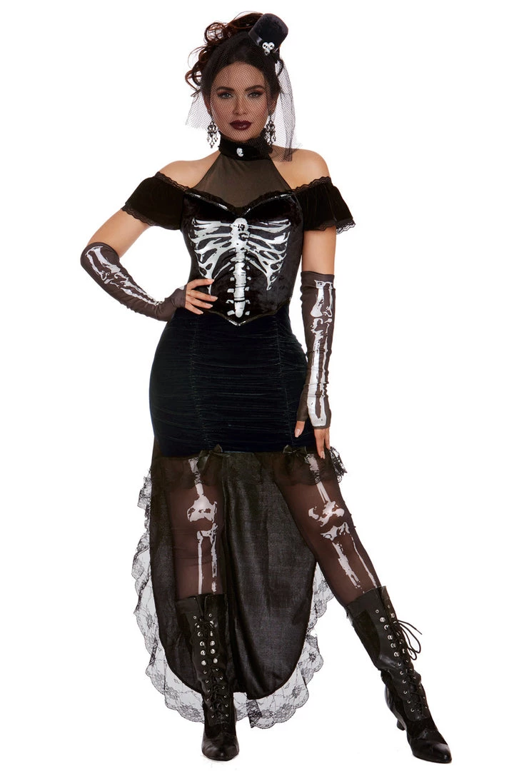 Dreamgirl Madame Skeleton Costume 1 Dreamgirl Madame Skeleton Costume