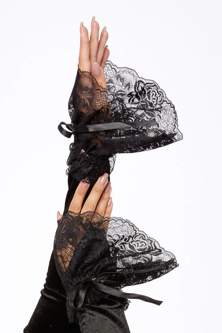 Dreamgirl Lacey Gloves 2 Dreamgirl Lacey Gloves